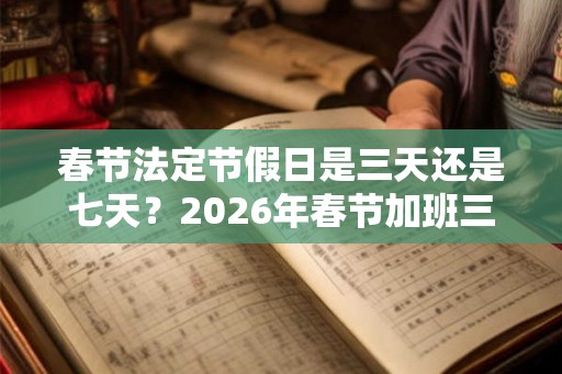 春节法定节假日是三天还是七天?2026年春节加班三倍是几天? 春节法定节假日是三天还是七天?2026年春节加班三倍是几天?