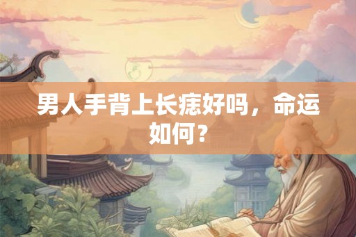 男人手背上长痣好吗，命运如何？