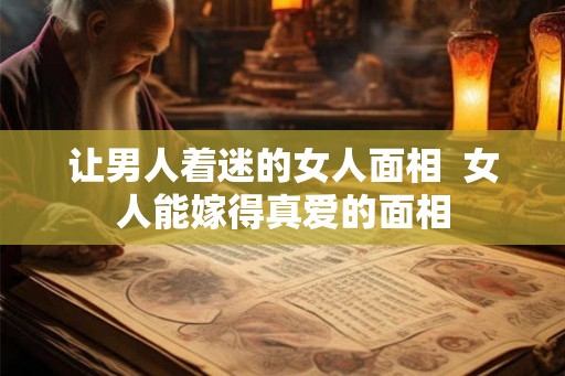 让男人着迷的女人面相 女人能嫁得真爱的面相 让男人着迷的女人面相 女人能嫁得真爱的面相