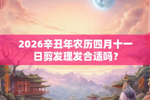 2026辛丑年农历四月十一日剪发理发合适吗? 2026辛丑年农历四月十一日剪发理发合适吗?