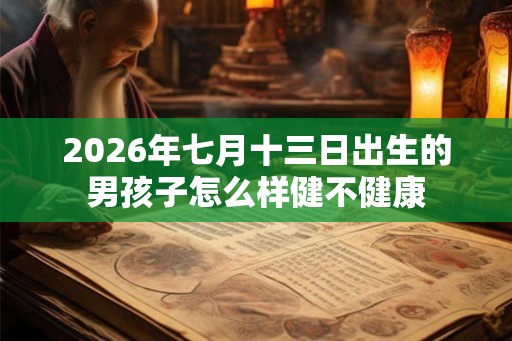 2026年七月十三日出生的男孩子怎么样健不健康