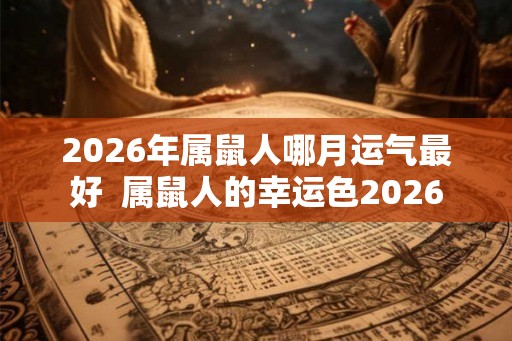 2026年属鼠人哪月运气最好  属鼠人的幸运色2026