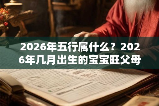 2026年五行属什么？2026年几月出生的宝宝旺父母？
