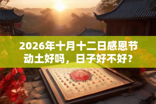 2026年十月十二日感恩节动土好吗，日子好不好？