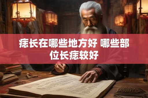 痣长在哪些地方好 哪些部位长痣较好