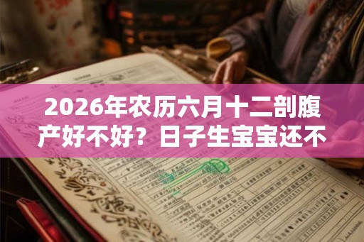 2026年农历六月十二剖腹产好不好？日子生宝宝还不好？
