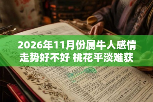 2026年11月份属牛人感情走势好不好 桃花平淡难获芳心