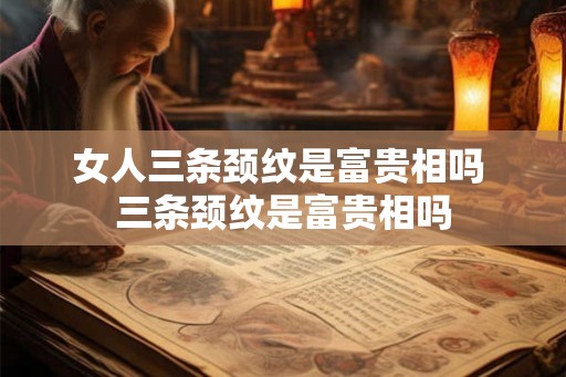 女人三条颈纹是富贵相吗 三条颈纹是富贵相吗