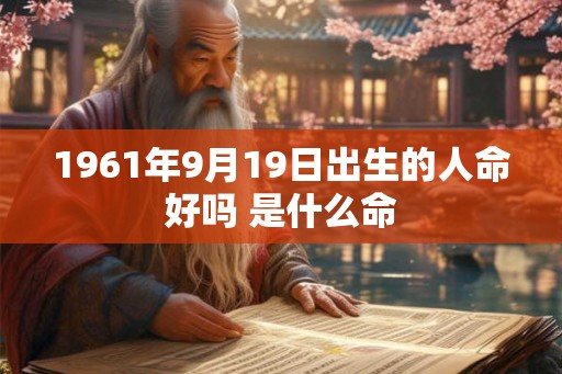 1961年9月19日出生的人命好吗 是什么命