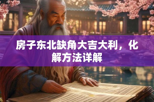 房子东北缺角大吉大利,化解方法详解 房子东北缺角大吉大利,化解方法详解
