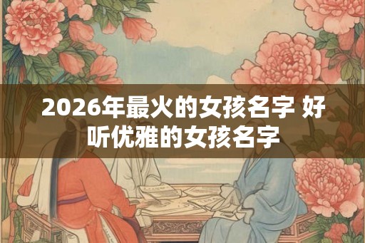 2026年最火的女孩名字 好听优雅的女孩名字