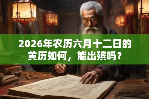 2026年农历六月十二日的黄历如何，能出殡吗？
