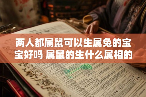 两人都属鼠可以生属兔的宝宝好吗 属鼠的生什么属相的宝宝好