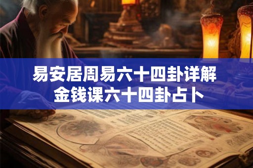 易安居周易六十四卦详解  金钱课六十四卦占卜