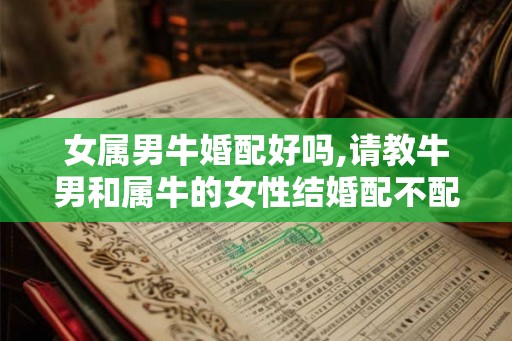 女属男牛婚配好吗,请教牛男和属牛的女性结婚配不配