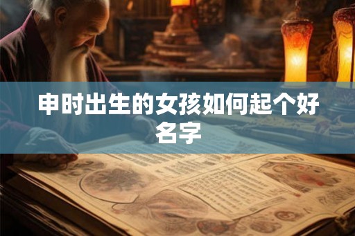 申时出生的女孩如何起个好名字 申时出生的女孩如何起个好名字