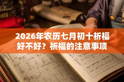 2026年农历七月初十祈福好不好？祈福的注意事项