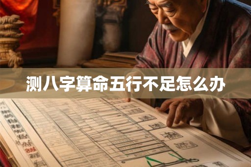 测八字算命五行不足怎么办 测八字算命五行不足怎么办