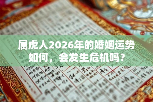 属虎人2026年的婚姻运势如何，会发生危机吗？