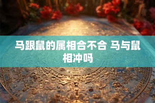 马跟鼠的属相合不合 马与鼠相冲吗