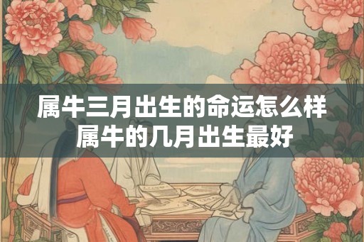 属牛三月出生的命运怎么样 属牛的几月出生最好