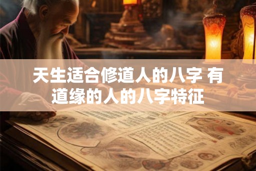 天生适合修道人的八字 有道缘的人的八字特征