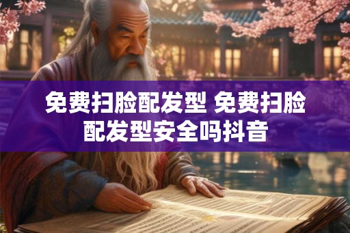免费扫脸配发型 免费扫脸配发型安全吗抖音 免费扫脸配发型 免费扫脸配发型安全吗抖音