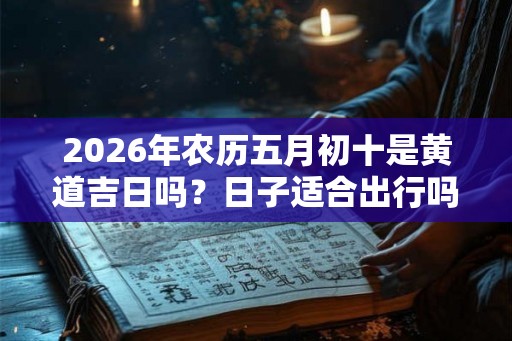 2026年农历五月初十是黄道吉日吗？日子适合出行吗？