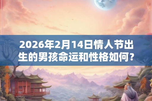 2026年2月14日情人节出生的男孩命运和性格如何？