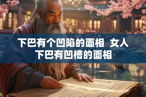 下巴有个凹陷的面相  女人下巴有凹槽的面相