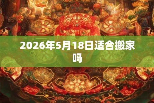 2026年5月18日适合搬家吗