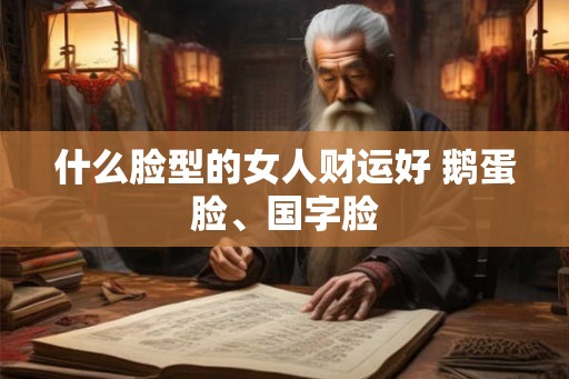 什么脸型的女人财运好 鹅蛋脸、国字脸 什么脸型的女人财运好 鹅蛋脸、国字脸