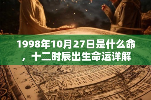 1998年10月27日是什么命，十二时辰出生命运详解