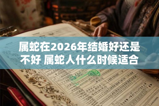 属蛇在2026年结婚好还是不好 属蛇人什么时候适合结婚