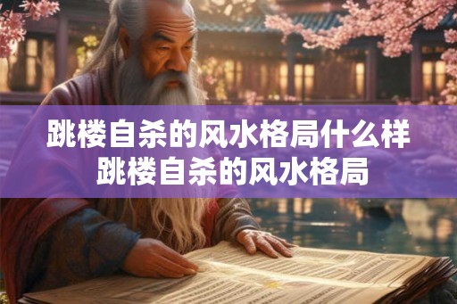 跳楼自杀的风水格局什么样 跳楼自杀的风水格局 跳楼自杀的风水格局什么样 跳楼自杀的风水格局