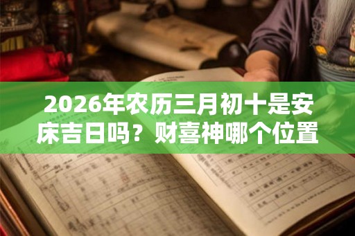 2026年农历三月初十是安床吉日吗?财喜神哪个位置? 2026年农历三月初十是安床吉日吗?财喜神哪个位置?