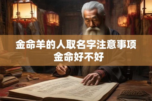 金命羊的人取名字注意事项  金命好不好