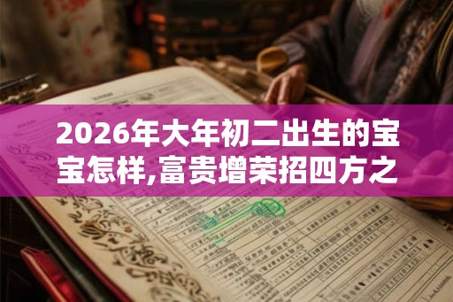 2026年大年初二出生的宝宝怎样,富贵增荣招四方之财
