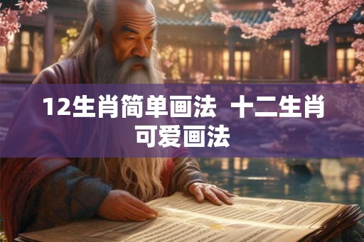 12生肖简单画法  十二生肖可爱画法