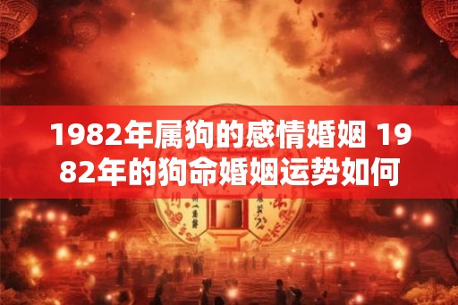 1982年属狗的感情婚姻 1982年的狗命婚姻运势如何