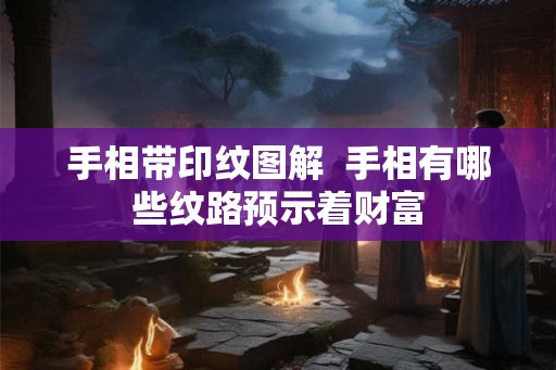 手相带印纹图解  手相有哪些纹路预示着财富