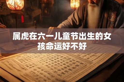 属虎在六一儿童节出生的女孩命运好不好