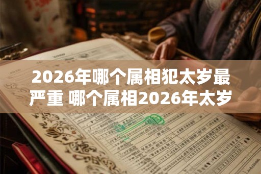 2026年哪个属相犯太岁最严重 哪个属相2026年太岁最严重
