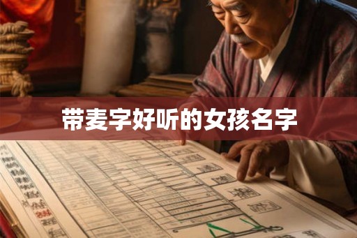 带麦字好听的女孩名字