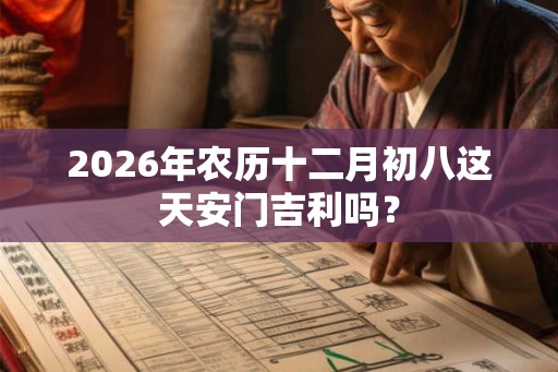 2026年农历十二月初八这天安门吉利吗? 2026年农历十二月初八这天安门吉利吗?