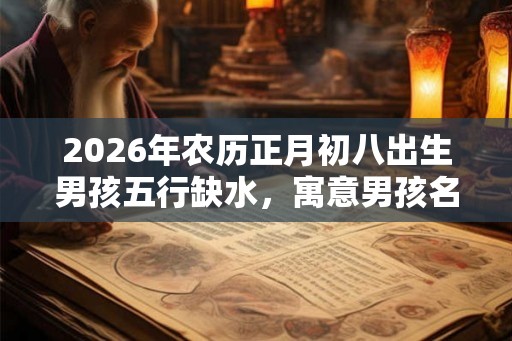 2026年农历正月初八出生男孩五行缺水，寓意男孩名字精选