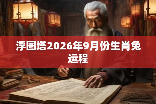 浮图塔2026年9月份生肖兔运程