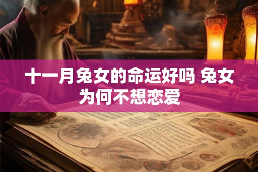 十一月兔女的命运好吗 兔女为何不想恋爱