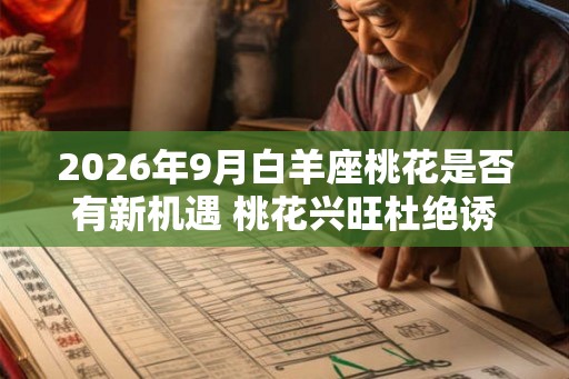 2026年9月白羊座桃花是否有新机遇 桃花兴旺杜绝诱惑