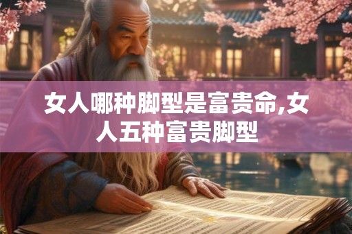 女人哪种脚型是富贵命,女人五种富贵脚型